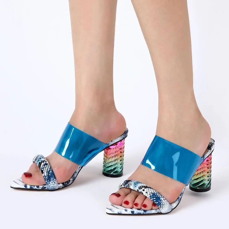 African girls snake print latest hot high heel sexy sandals mule slippers for women
African girls snake print latest hot high heel sexy sandals mule slippers for women