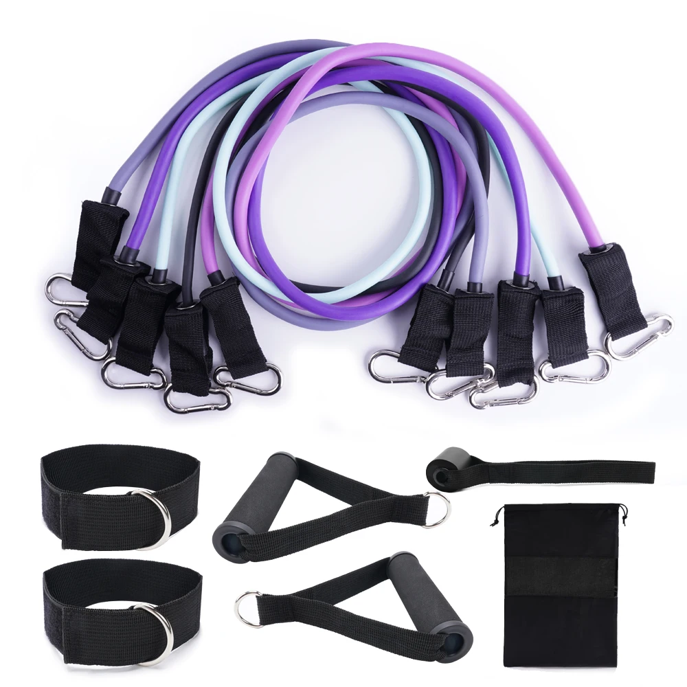 Factory direct sale 11 Pcs Elastic tube gym fitness sets Resistance Bands pull rope set
Factory direct sale 11 Pcs Elastic tube gym fitness sets Resistance Bands pull rope set