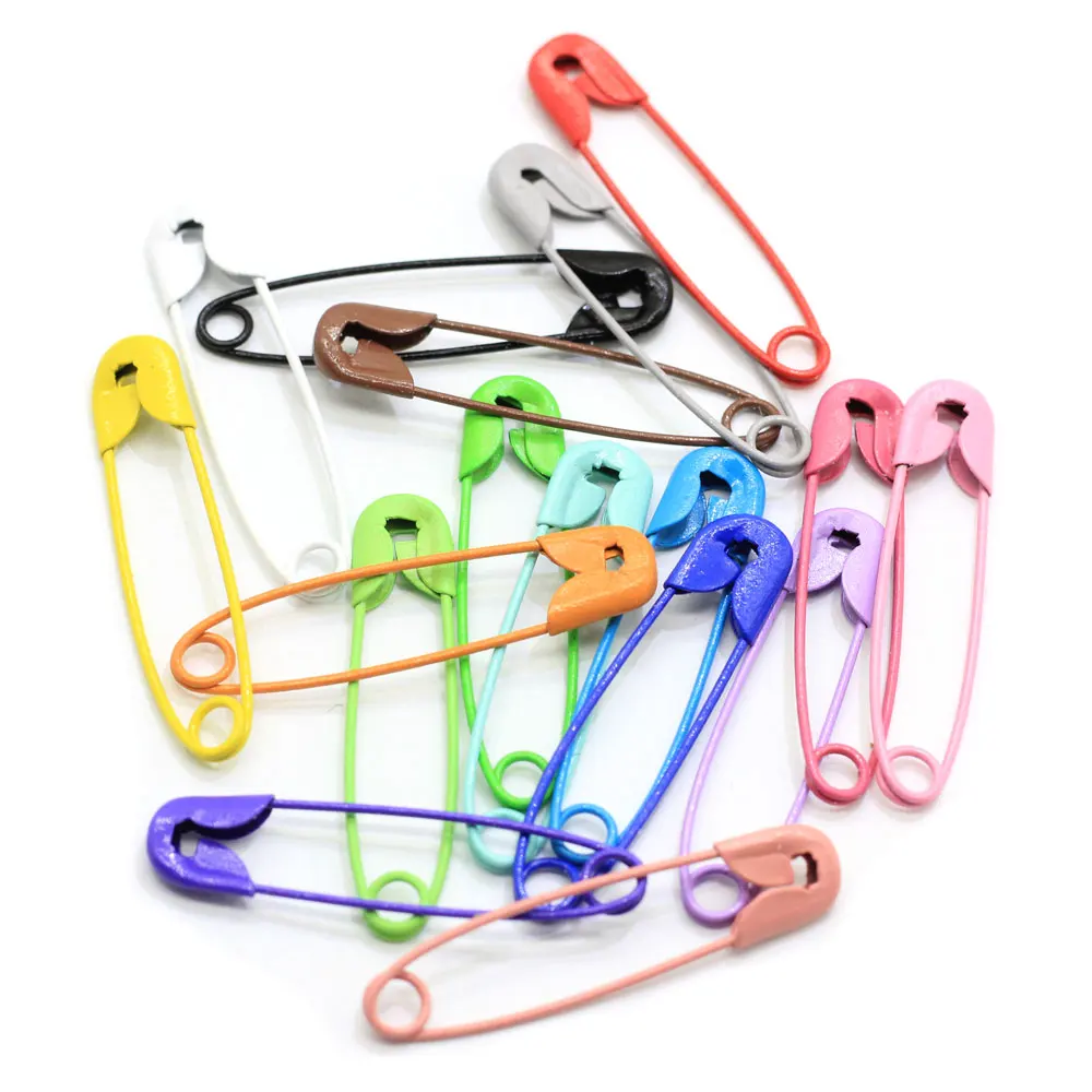 100Pcs Paint Colorful Iron Safety Pin Knitting Cross Pins Sewing Needle Craft Accessories DIY Sewing Tools For Garment
100Pcs Paint Colorful Iron Safety Pin Knitting Cross Pins Sewing Needle Craft Accessories DIY Sewing Tools For Garment