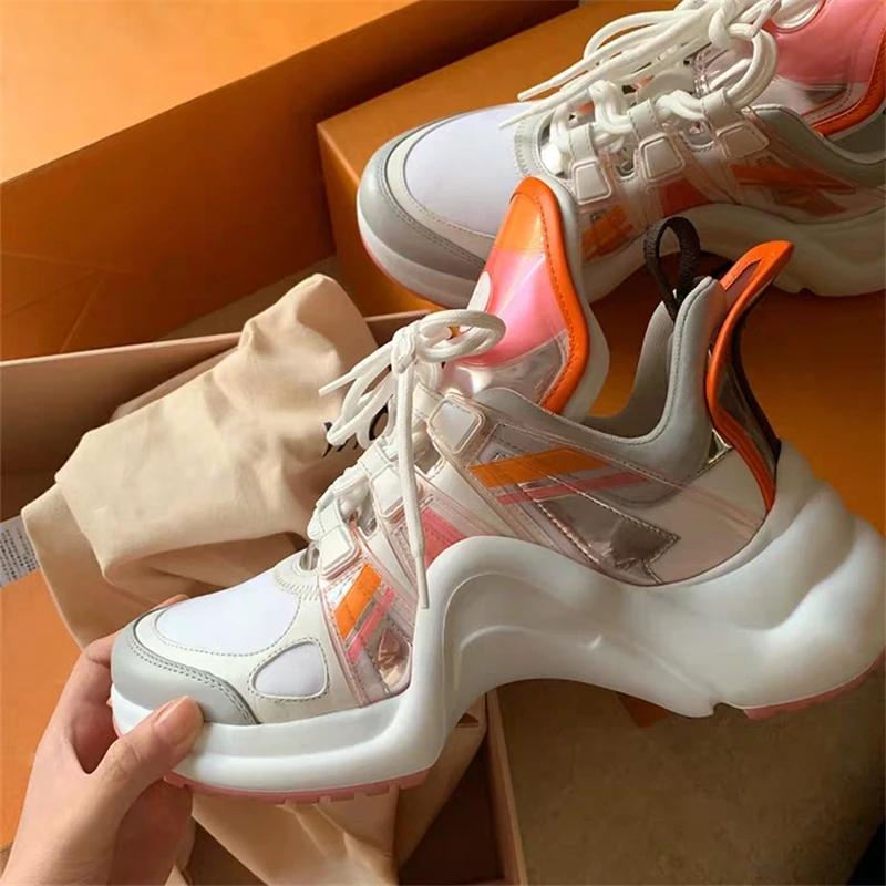 Brand Hot Selling Arched Fashion Ultra Breathable Mesh Leather Casual Shoes Lace Up Trainers Styles Women Sneakers, Customer's request
Brand Hot Selling Arched Fashion Ultra Breathable Mesh Leather Casual Shoes Lace Up Trainers Styles Women Sneakers, Customer's request