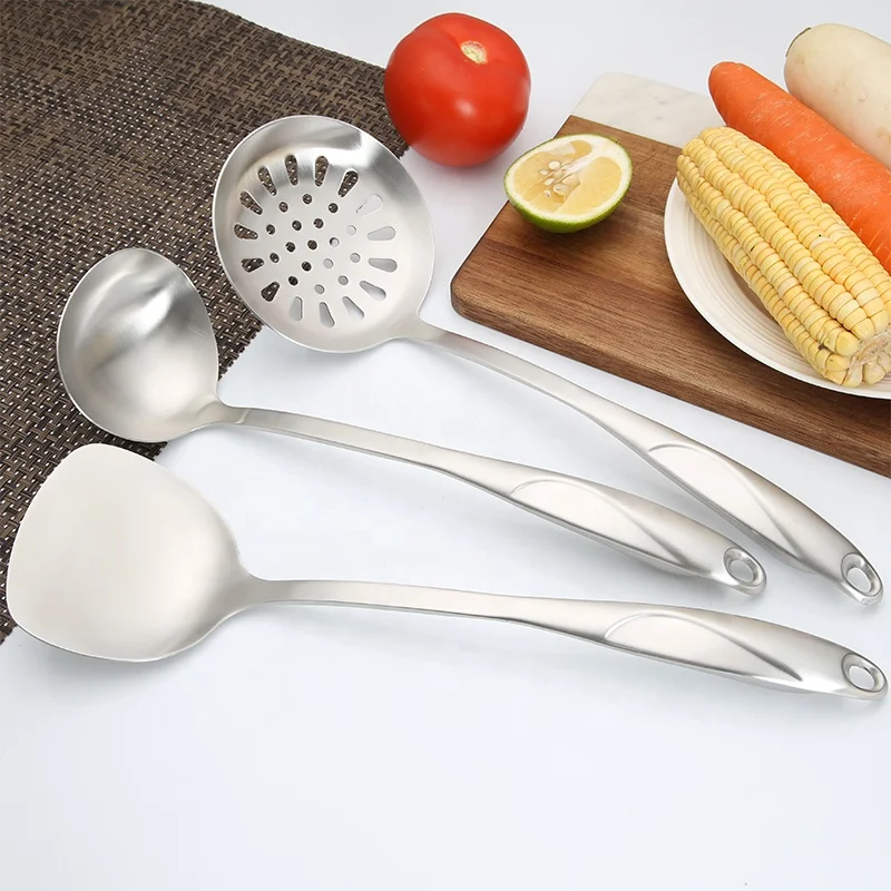 kitchen tools 304 stainless steel cooking spoop perforated hot pot slotted spoon and spatula sets
kitchen tools 304 stainless steel cooking spoop perforated hot pot slotted spoon and spatula sets
