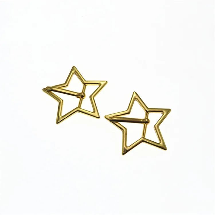 Five-pointed star Bag parts accessories Belt Buckle 16mm metal pin buckle for Shoe and boots, Gold
Five-pointed star Bag parts accessories Belt Buckle 16mm metal pin buckle for Shoe and boots, Gold