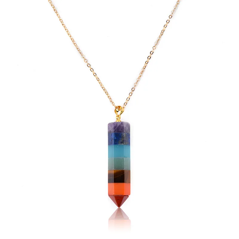 New Arrival Hexagonal Crystal Diamond Necklace Fashion Gold Plated Colorful Natural Stone Pendant Necklace For Women Ladies
New Arrival Hexagonal Crystal Diamond Necklace Fashion Gold Plated Colorful Natural Stone Pendant Necklace For Women Ladies