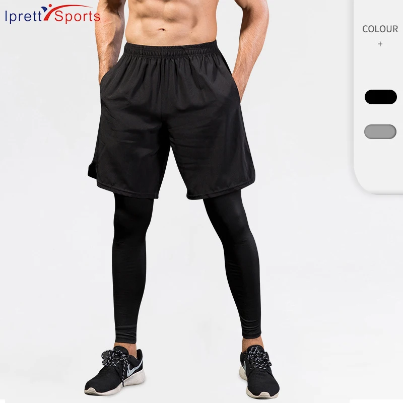 Customized Men Polyester Fitness Compression Pants Wholesale Mens Sports Running Leggings with Gym Shorts 2 in 1, Black,grey available
Customized Men Polyester Fitness Compression Pants Wholesale Mens Sports Running Leggings with Gym Shorts 2 in 1, Black,grey available