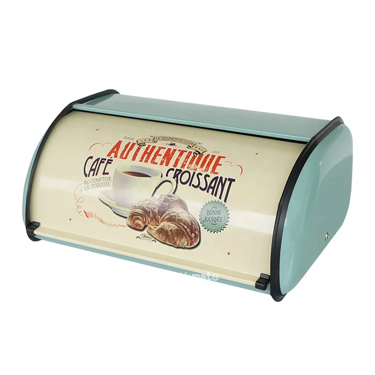 Metal Bread Box Trash Can Kitchen Storage Container With Roll Top Cover Wholesale
Metal Bread Box Trash Can Kitchen Storage Container With Roll Top Cover Wholesale