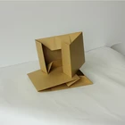 Wholesale food grade plain kraft paper cartons corrugated box packaging box