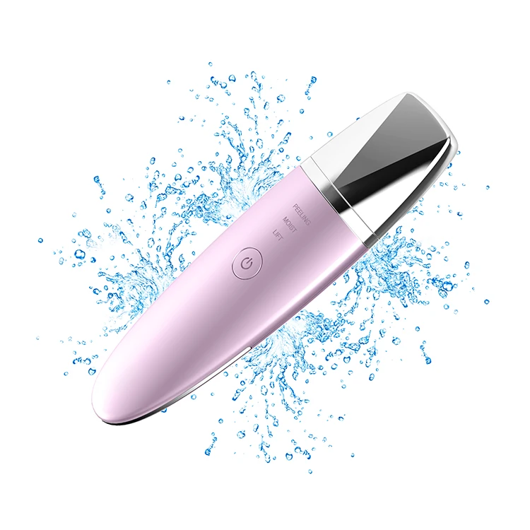 

Blackhead removal acne extractor skin exfoliation facial cleansing scraper peel pores cleanser, Pink