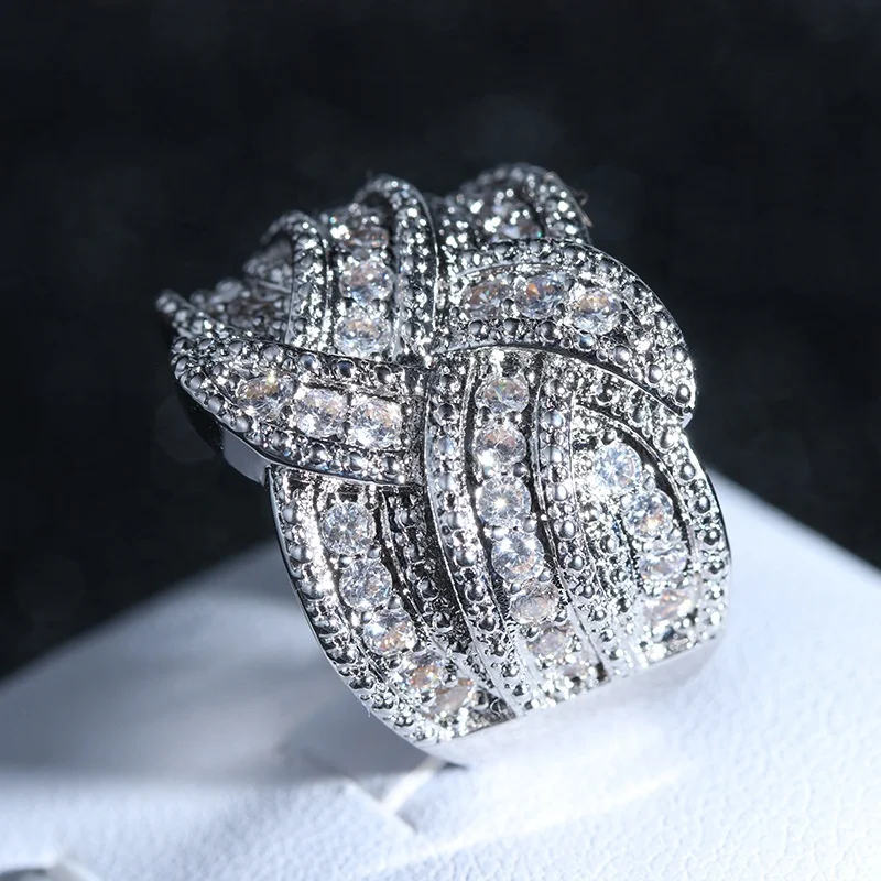 Fashion Handmade hot sale 3A Zircon Rings Shiny Elegant Rings Factory Wholesale, Silver
Fashion Handmade hot sale 3A Zircon Rings Shiny Elegant Rings Factory Wholesale, Silver
