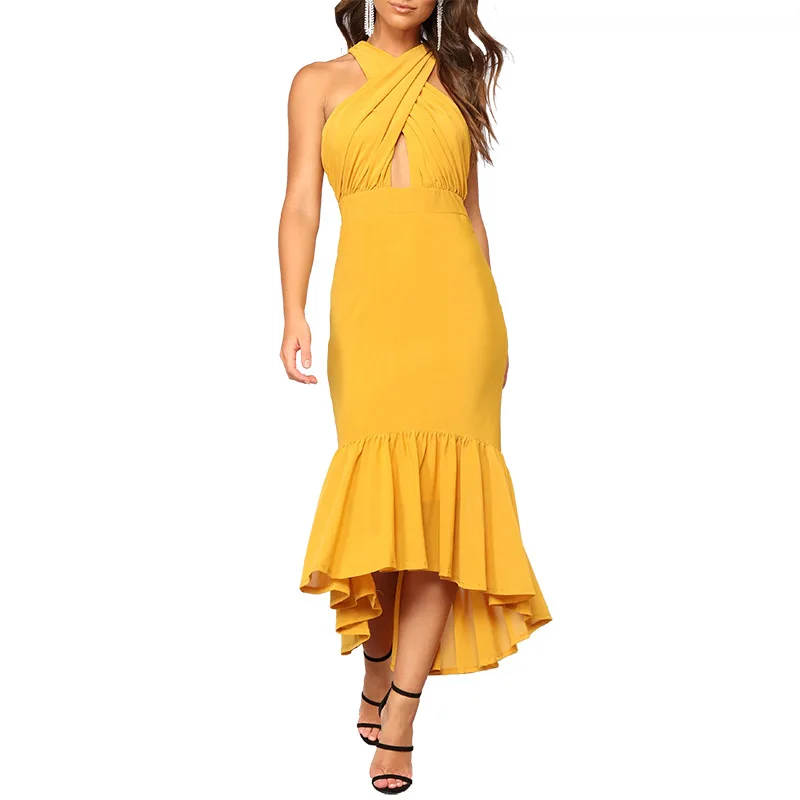 2020 New Arrivals Women sexy sleeveless ankle Length party Ladies evening Dresses
2020 New Arrivals Women sexy sleeveless ankle Length party Ladies evening Dresses