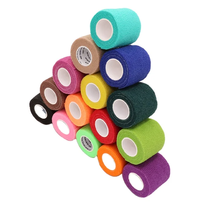 QY Hot sale finger ankle palm shoulder colorful movement self-adhesive elastic bandage winding tape elastic plastic, Colors
QY Hot sale finger ankle palm shoulder colorful movement self-adhesive elastic bandage winding tape elastic plastic, Colors