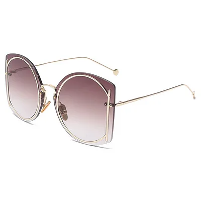 2021 New Style Big Frame Designer Sunglasses Personality Rimless Sunglasses Gradient Color Trendy Sunglasses Women
2021 New Style Big Frame Designer Sunglasses Personality Rimless Sunglasses Gradient Color Trendy Sunglasses Women