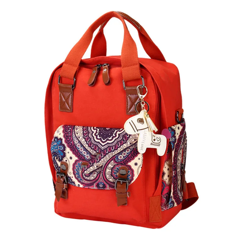 New fashion cotton canvas tote handbag multi-functional baby diaper backpack mummy color baby changing bag, Customized colors
New fashion cotton canvas tote handbag multi-functional baby diaper backpack mummy color baby changing bag, Customized colors
