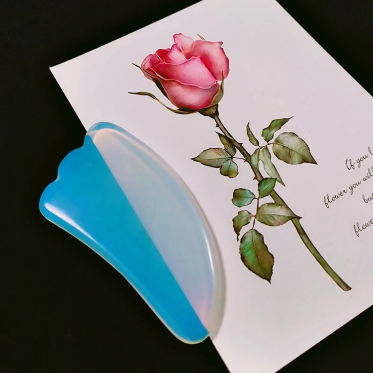 Natural Crystal Scraping Board Scraper Tool Opalite Gua Sha Scraping Massage Tool for Body
Natural Crystal Scraping Board Scraper Tool Opalite Gua Sha Scraping Massage Tool for Body