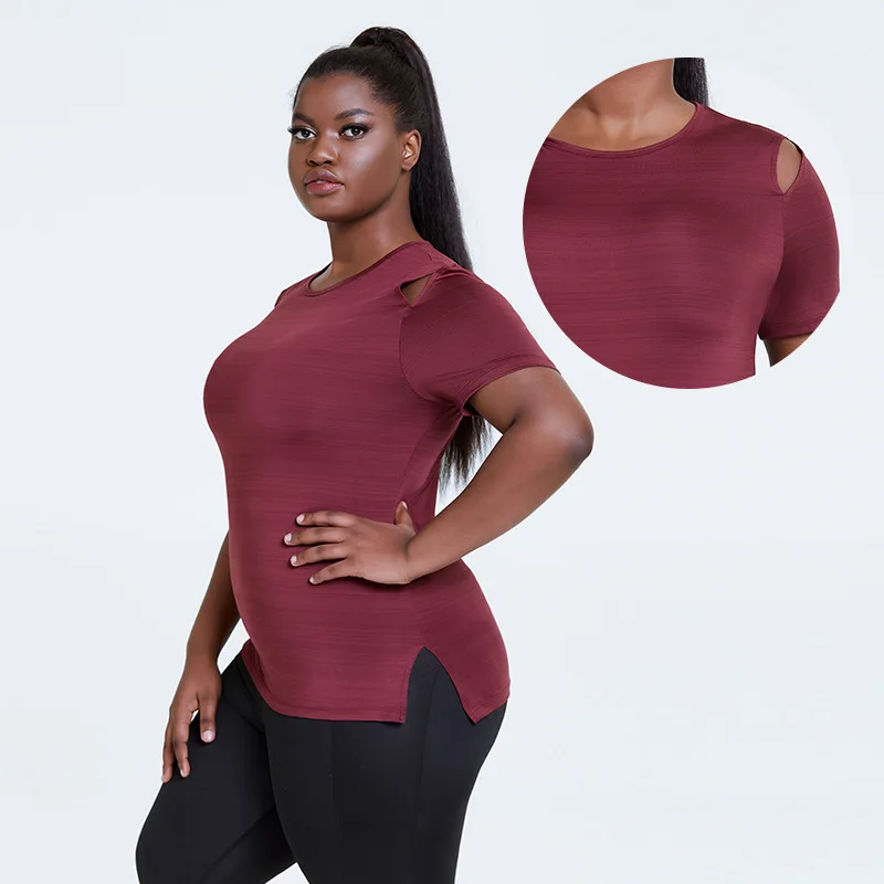 Plus Size L-4XL Workout Tops Women Breathable Slim Fit Fitness Sports Shirt Female Gym Yoga T-Shirt Femme Activewear Tops
Plus Size L-4XL Workout Tops Women Breathable Slim Fit Fitness Sports Shirt Female Gym Yoga T-Shirt Femme Activewear Tops