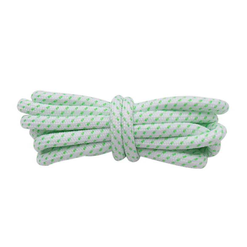 Weiou good quality round polyester shoelaces with single twill weave, Support any two pantone colors mixed
Weiou good quality round polyester shoelaces with single twill weave, Support any two pantone colors mixed