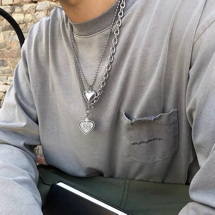 Luxury Identity Accessories Stainless Steel Round Lettering Good Luck Double Necklaces Pendant, Gold / silver / customized color
Luxury Identity Accessories Stainless Steel Round Lettering Good Luck Double Necklaces Pendant, Gold / silver / customized color