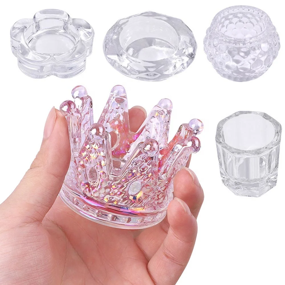 1Pc Acrylic Nail Cup Acrylic Powder Liquid Crystal Glass Dish Bowl Holder Container Equipment Nail Art Tool Kit, Clear
1Pc Acrylic Nail Cup Acrylic Powder Liquid Crystal Glass Dish Bowl Holder Container Equipment Nail Art Tool Kit, Clear