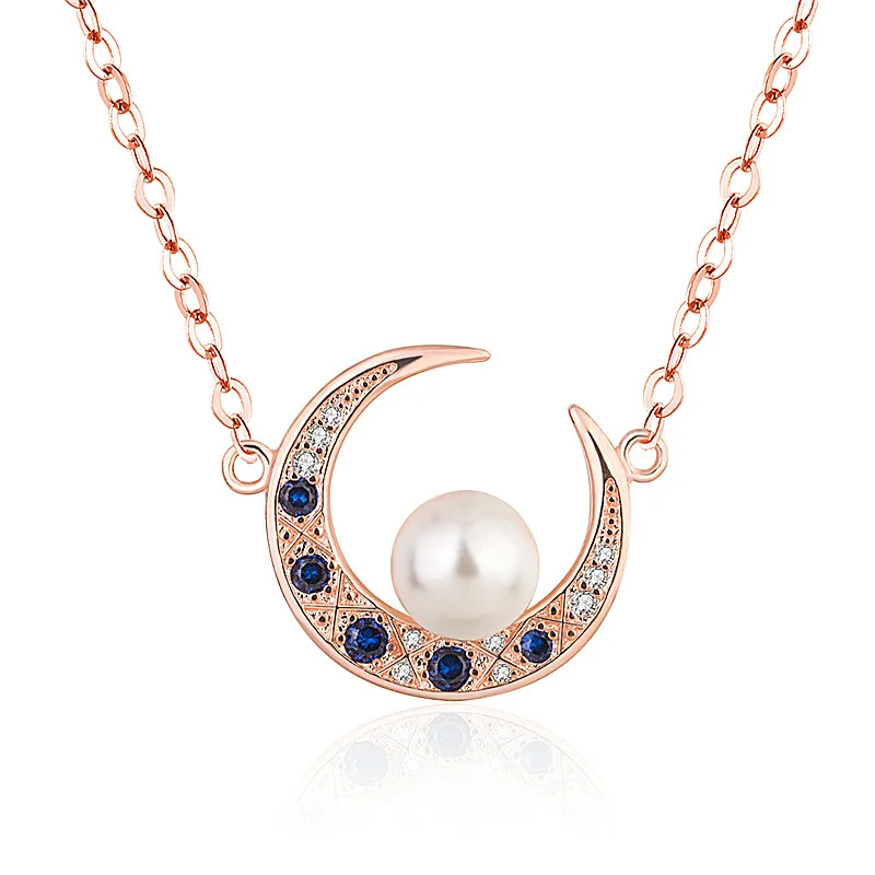Fashion Imitation Jewelry Sets Crystal CZ Moon Pearl Bracelet Necklace Rose Gold Rhinestone Moon Pearl Ring Earrings Necklace
Fashion Imitation Jewelry Sets Crystal CZ Moon Pearl Bracelet Necklace Rose Gold Rhinestone Moon Pearl Ring Earrings Necklace