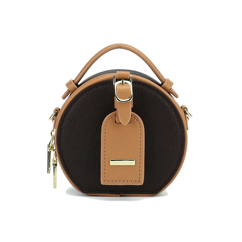 Simple and fashionable one-shoulder messenger bag mini round bag women's stone pattern portable small bag, Black, white,brown
Simple and fashionable one-shoulder messenger bag mini round bag women's stone pattern portable small bag, Black, white,brown