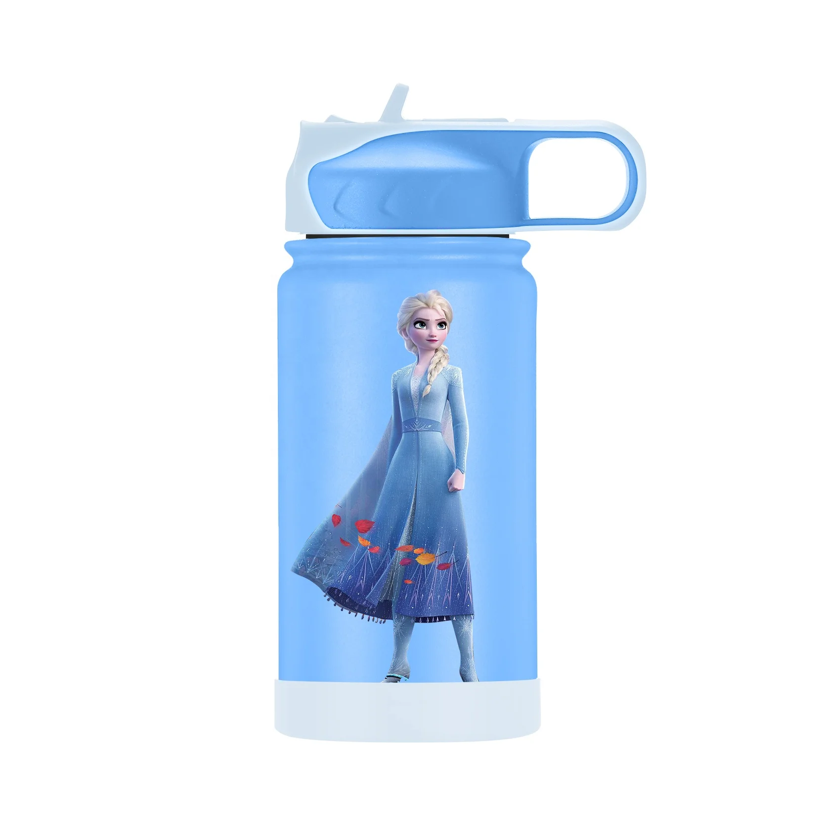 Double Wall Stainless Steel Kids Drinking Water Bottle Cartoon Children Vacuum Flask with Straw Lid 
Double Wall Stainless Steel Kids Drinking Water Bottle Cartoon Children Vacuum Flask with Straw Lid