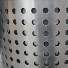 public stainless steel recycle bin outdoor metal round rubbish receptacle park garbage receptacle
