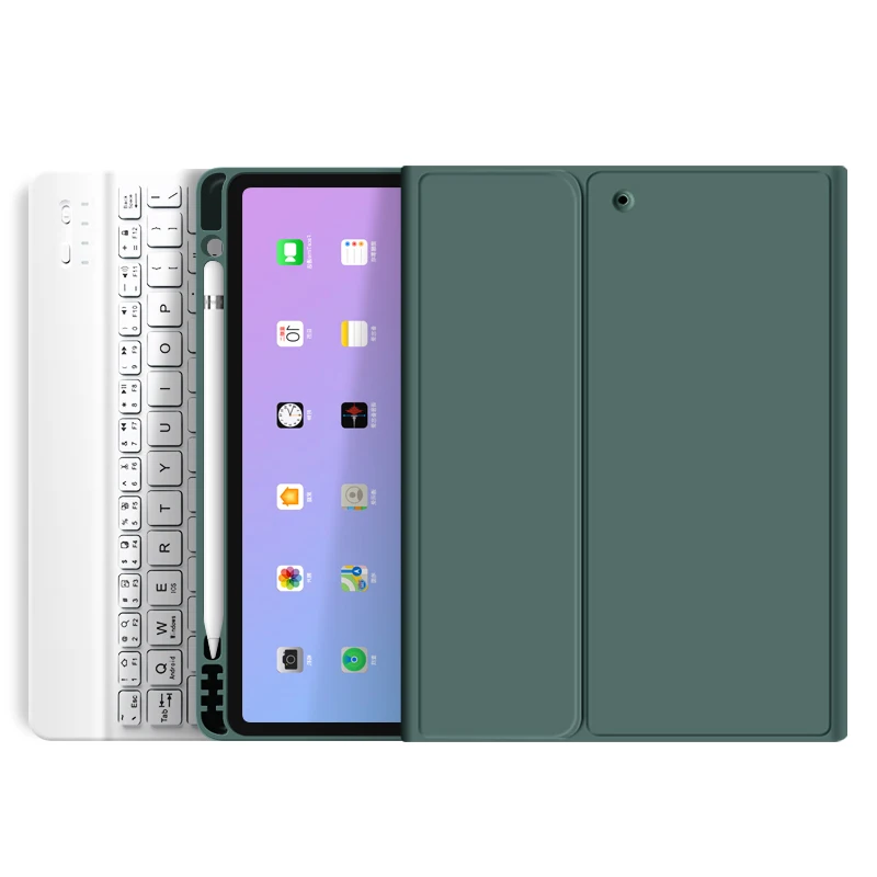 Wireless Keyboard Case Pencil Holder Cover For iPad Air 4 2020 10.9 Inch -No Auto Wake/Sleep Function
Wireless Keyboard Case Pencil Holder Cover For iPad Air 4 2020 10.9 Inch -No Auto Wake/Sleep Function