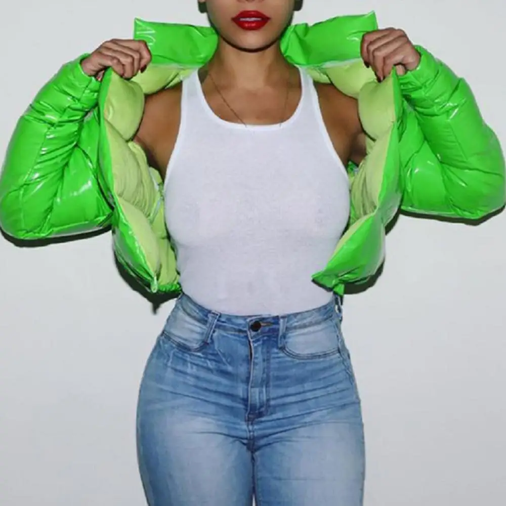 plume Womens Winter Clothing 2021 Shiny Color Long Sleeve Parka Bubble Crop Jacket Puffer Women's Coats Woman Plus Size Coats
plume Womens Winter Clothing 2021 Shiny Color Long Sleeve Parka Bubble Crop Jacket Puffer Women's Coats Woman Plus Size Coats