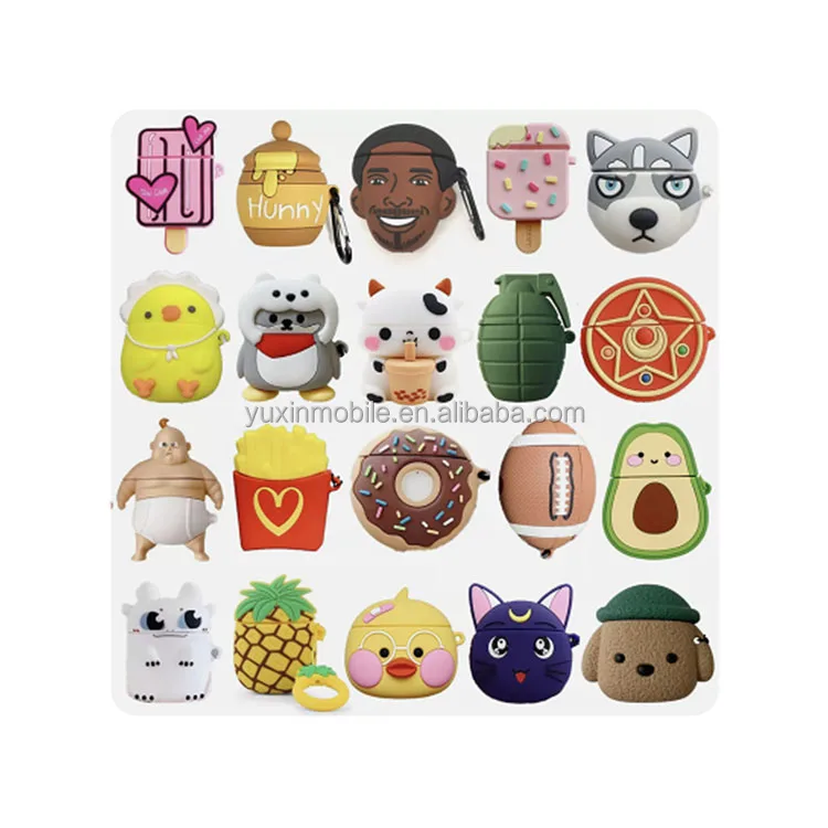 For airpod 1 2 3 pro case fashion 2021 luxury brand charging cases cover 3d cartoon cute protective food silicone airpods case
For airpod 1 2 3 pro case fashion 2021 luxury brand charging cases cover 3d cartoon cute protective food silicone airpods case
