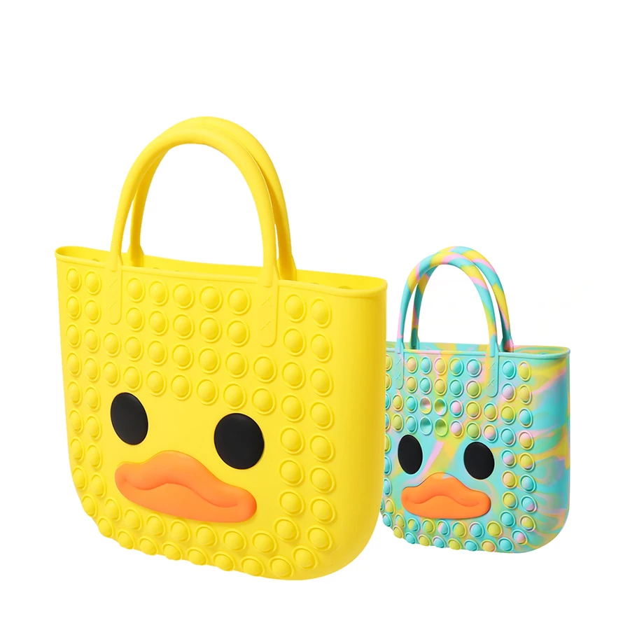 2021 New Silicone Duck Push Pop Bubble Bag Beach Luxury Handbags Stress relief Fidget Purse Toy Bag, Yellow,rainbow,camouflage
2021 New Silicone Duck Push Pop Bubble Bag Beach Luxury Handbags Stress relief Fidget Purse Toy Bag, Yellow,rainbow,camouflage
