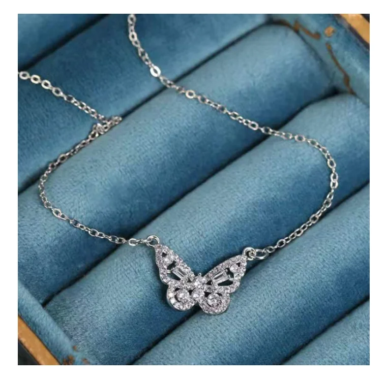 2021 Idun Jewelry Women Elegant Gold Silver Plating Stainless Steel Necklace Butterfly Pendant Charms Bling Kid Necklace
2021 Idun Jewelry Women Elegant Gold Silver Plating Stainless Steel Necklace Butterfly Pendant Charms Bling Kid Necklace