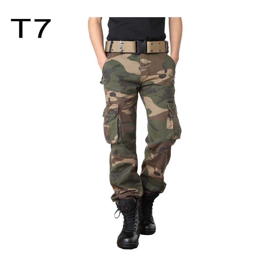 T7 Men's Camouflage Tactical Pants Army Fans Combat Hiking Hunting Multi Pockets Worker Cargo Pant Trousers
T7 Men's Camouflage Tactical Pants Army Fans Combat Hiking Hunting Multi Pockets Worker Cargo Pant Trousers