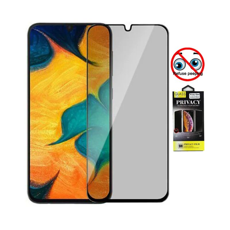 Privacy Screen Protector For Samsung A40 A50 A90S Anti spy / Anti Fingerprint Tempered Glass For Note 20 S10 lite, Black/ white
Privacy Screen Protector For Samsung A40 A50 A90S Anti spy / Anti Fingerprint Tempered Glass For Note 20 S10 lite, Black/ white