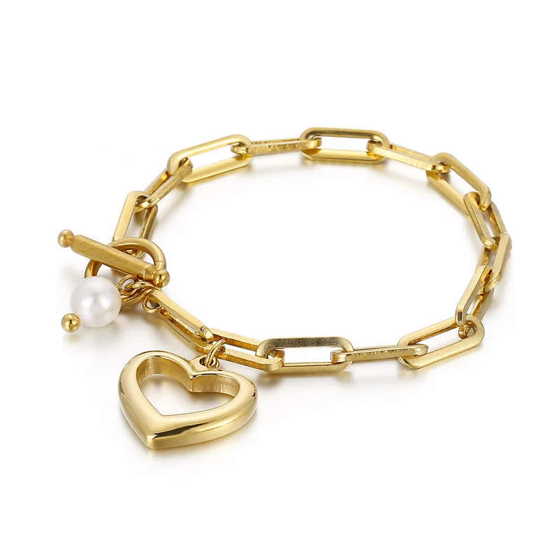 Cheap Supply Stainless Steel Jewelry Woven Chain Heart Charm Pendant Bracelet Women, Custom
Cheap Supply Stainless Steel Jewelry Woven Chain Heart Charm Pendant Bracelet Women, Custom