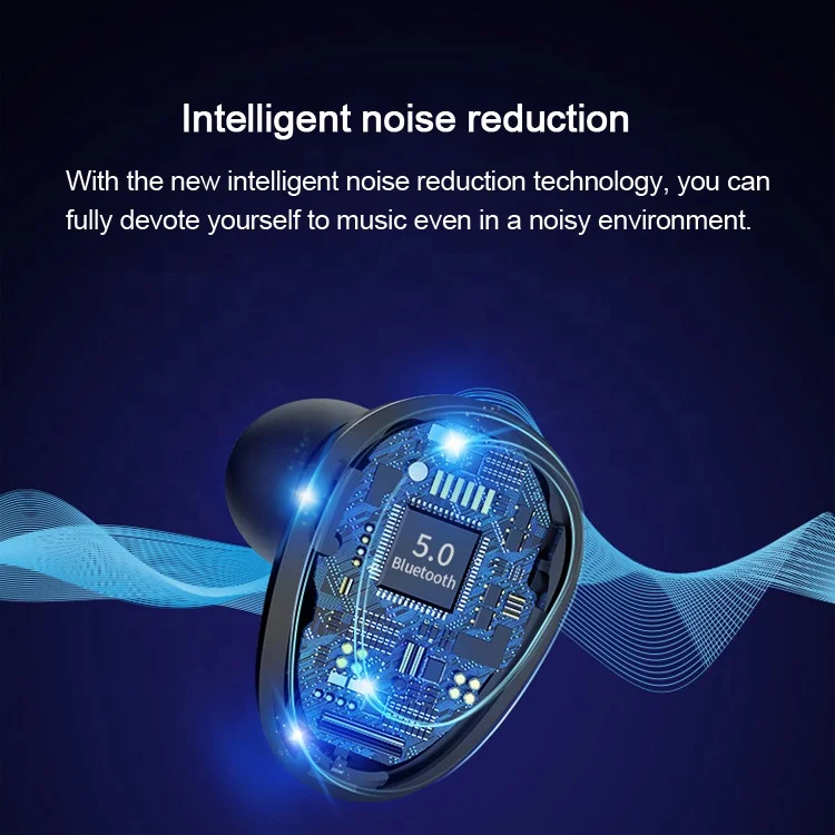 private label wireless earbuds 2200mAh Battery ear pods earbuds Power Bank Charging Cellphone tws earbud 2020 - ANKUX.COM