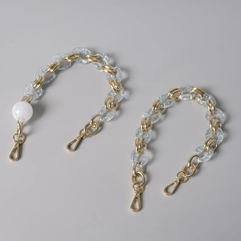 Wholesale Transparent Purse Chain Handbag Strap Ornament Accessories Acrylic Phone Case Bag Chain Straps
Wholesale Transparent Purse Chain Handbag Strap Ornament Accessories Acrylic Phone Case Bag Chain Straps