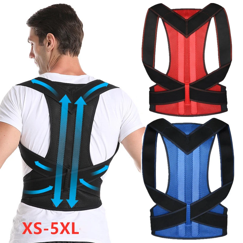 Back Brace for Women and Men Shoulder Lumbar Support straightener Posture Corrector, Black
Back Brace for Women and Men Shoulder Lumbar Support straightener Posture Corrector, Black