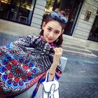 Latest Pashmina Style Shawl 180*100Cm Malaysia Women Printing Scarf Shawl With Tassel