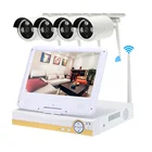 4CH 1080p NVR Kits 2MP 10 inch display LCD HD Wireless NVR Security CCTV Surveillance Systems