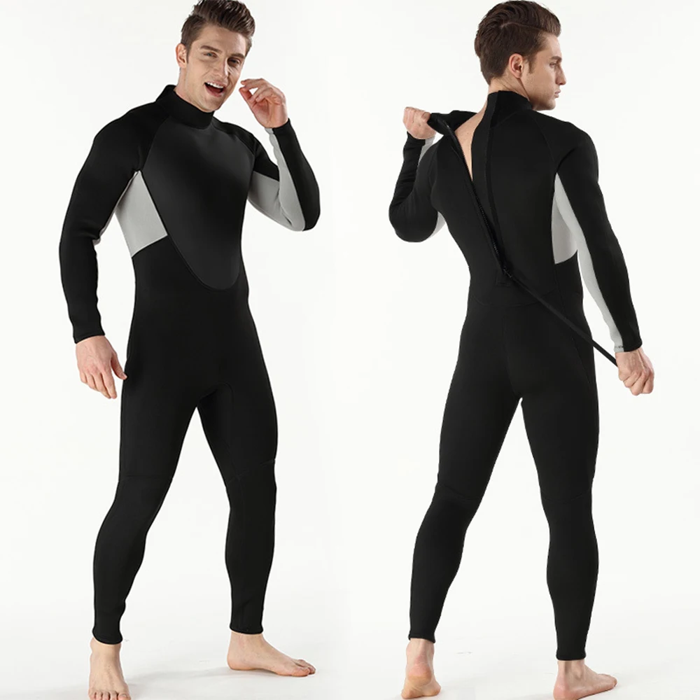 FunFishing Custom logo printed neoprene 3mm Full Suit chest zip spearfishing smooth Warm surf skin swimming wetsuits 
FunFishing Custom logo printed neoprene 3mm Full Suit chest zip spearfishing smooth Warm surf skin swimming wetsuits