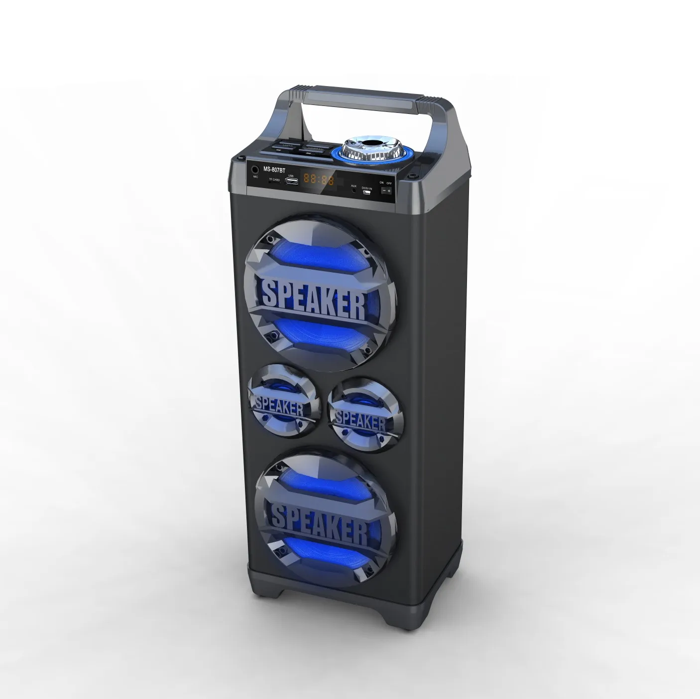 Wholesale Cheap 36W Remote Control Loud Speaker Wired Mic Portable Bluetooth Sound Speakers - ANKUX.COM