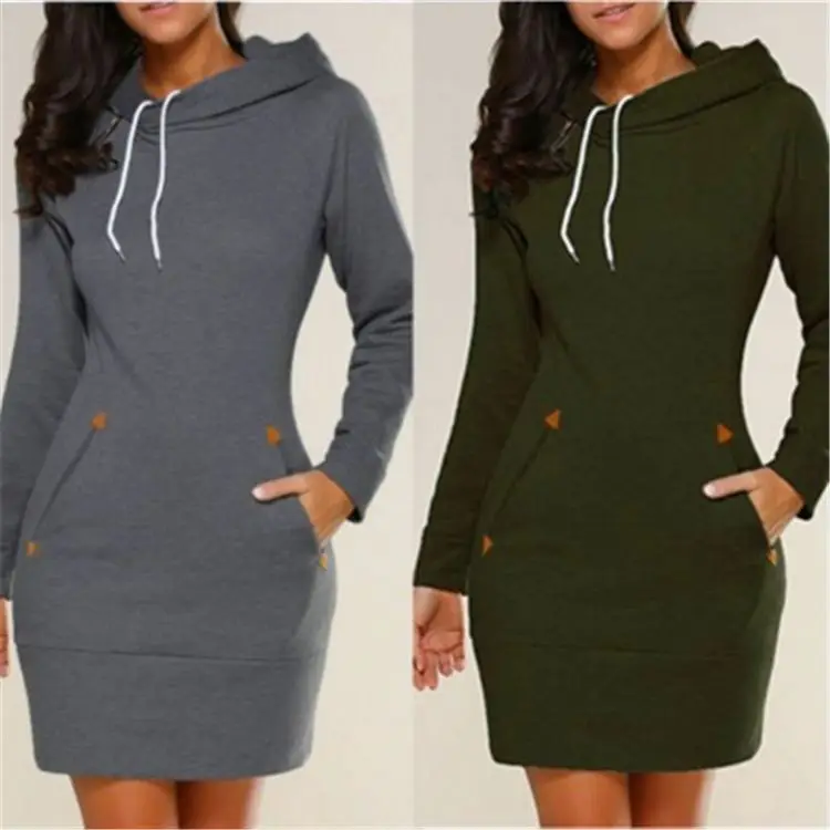 LZX0172 Solid Color Hooded Dresses Pocket Slim Long Sleeve Autumn Mini Dress Sport Wear S-5XL Women Clothings, Wine red, green, black, dark gray, light gray.
LZX0172 Solid Color Hooded Dresses Pocket Slim Long Sleeve Autumn Mini Dress Sport Wear S-5XL Women Clothings, Wine red, green, black, dark gray, light gray.