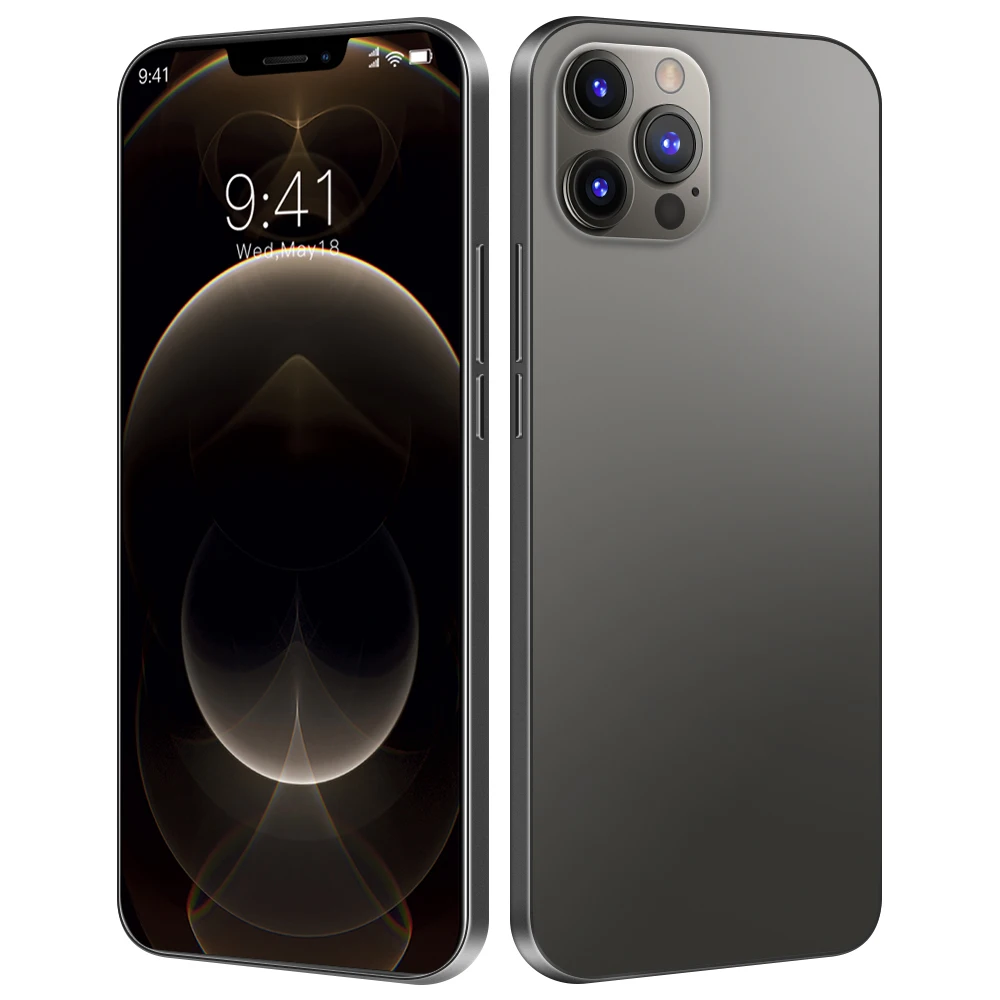 Global version hand phone i12Pro Max 12GB RAM+512GB ROM smartphones, Matt black/matt white/matte blue
Global version hand phone i12Pro Max 12GB RAM+512GB ROM smartphones, Matt black/matt white/matte blue