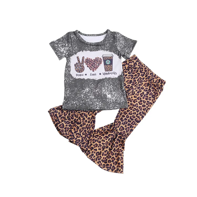 2020 new design flower cow fashion baby girls outfits leopard print short sleeve outfits bell bottom pants Girls Outfits
2020 new design flower cow fashion baby girls outfits leopard print short sleeve outfits bell bottom pants Girls Outfits