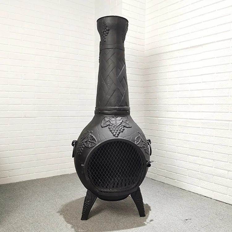 Antique Cast Iron Outdoor Fire Pit Metal Chimenea
Antique Cast Iron Outdoor Fire Pit Metal Chimenea