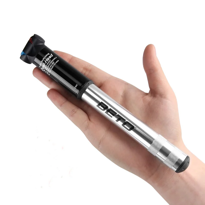 portable mini Bike Air Shock Pump For Fork & Rear With Adapter Hose Cycling Pump Bicycle Pump, Silver and black
portable mini Bike Air Shock Pump For Fork & Rear With Adapter Hose Cycling Pump Bicycle Pump, Silver and black