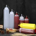 Needle-nosed Squeeze Plastic Bottle With Leak-Proof Cap For Oil Salad Dressing Food Safety Container