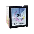 Hot sale cheapest 52L glass door mini hotel fridge