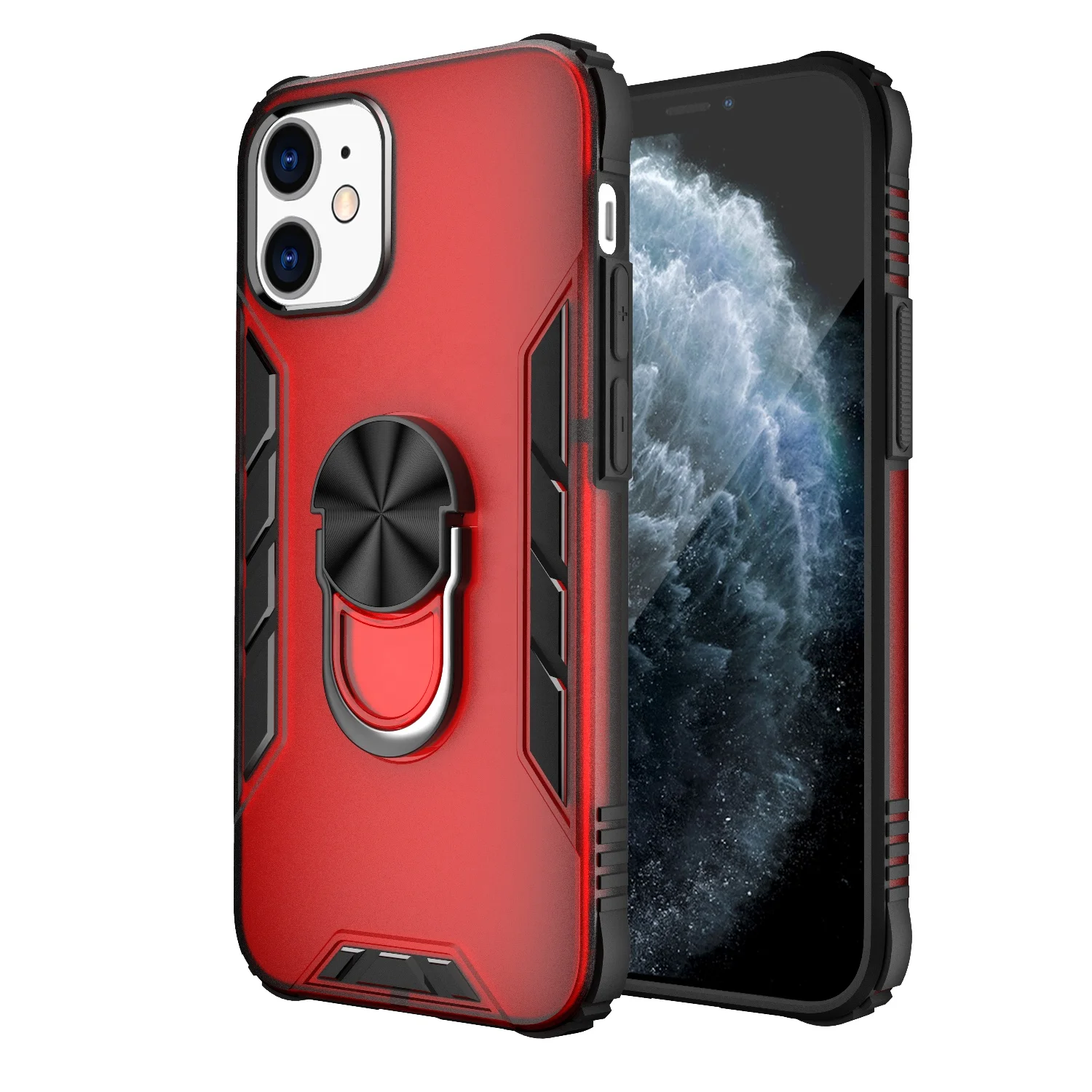 Case Ring Holder Military Grade Drop Resistant Full Protective Phone Case for iPhone 12/11/Xs Max/Xs/Xr/X, Multi-color, can be customized
Case Ring Holder Military Grade Drop Resistant Full Protective Phone Case for iPhone 12/11/Xs Max/Xs/Xr/X, Multi-color, can be customized
