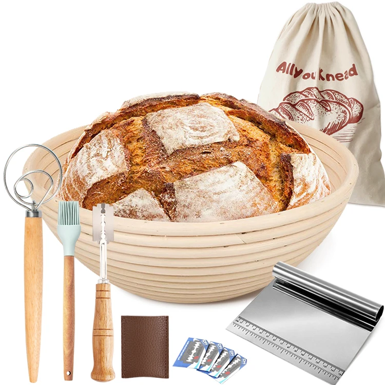 Bread Tools High Quality Dough Proofing Basket Round Banneton, Natural
Bread Tools High Quality Dough Proofing Basket Round Banneton, Natural