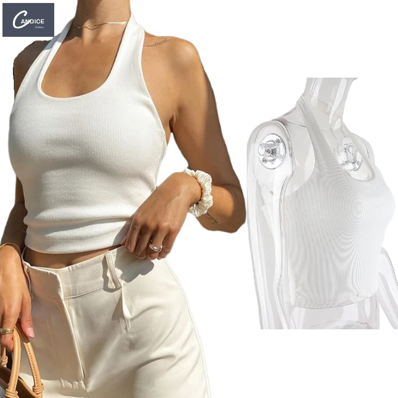 Candice Summer new style solid color simple clean sleeveless corduroy ribbed halter top crop sexy women fashion tops
Candice Summer new style solid color simple clean sleeveless corduroy ribbed halter top crop sexy women fashion tops